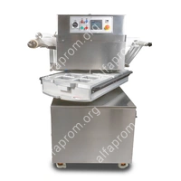 Полуавтоматический запайщик лотков ротационного типа (4 лотка,187*137*120) HVT-450R (нерж.)