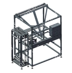 Складыватель (сворачиватель) полурукава из полотна воздушно-пузырчатой пленки HLMJ-1