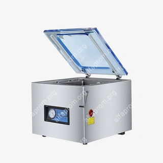 Настольный вакуумный упаковщик HVC-410T/2A-G (нерж., газ) Настольный вакуумный упаковщик HVC-410T/2A-G (нерж., газ)